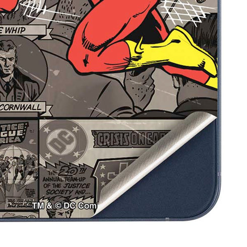 DC Comics Flash Mixed Media Galaxy A35 5G Skin