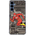 DC Comics Flash Mixed Media Galaxy A55 5G Clear Case