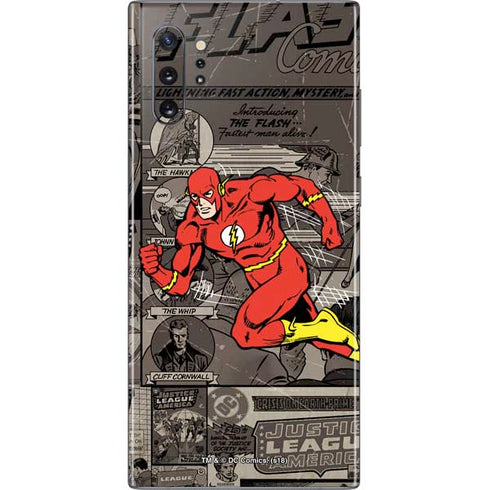 DC Comics Flash Mixed Media Galaxy Note 10 Plus Skin
