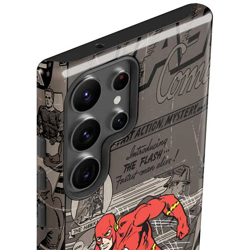 DC Comics Flash Mixed Media Galaxy S23 Ultra Pro Case