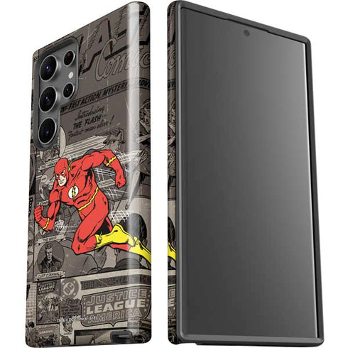 DC Comics Flash Mixed Media Galaxy S23 Ultra Pro Case