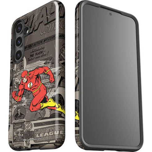 DC Comics Flash Mixed Media Galaxy S25 Plus Impact Case