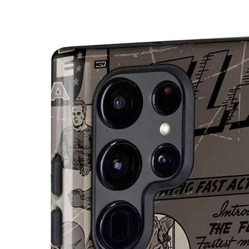 DC Comics Flash Mixed Media Galaxy S25 Ultra Impact Case