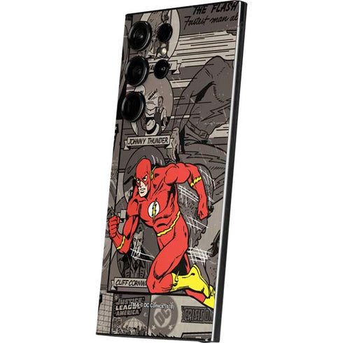 DC Comics Flash Mixed Media Galaxy S24 Ultra Skin
