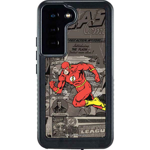 DC Comics Flash Mixed Media Galaxy S24 Waterproof Case