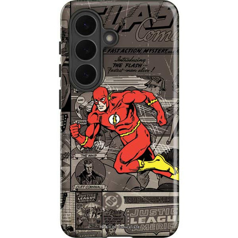 DC Comics Flash Mixed Media Galaxy S26 Impact Case