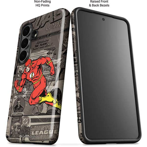 DC Comics Flash Mixed Media Galaxy S26 Impact Case