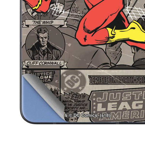DC Comics Flash Mixed Media Galaxy Z Fold5 5G Skin