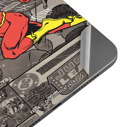DC Comics Flash Mixed Media Apple iPad Mini Skin