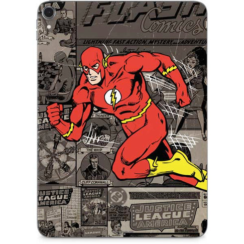 DC Comics Flash Mixed Media Apple iPad Pro Skin