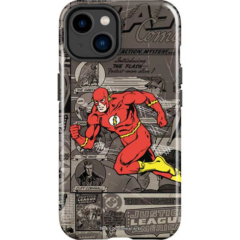 DC Comics Flash Mixed Media iPhone 15 Impact Case