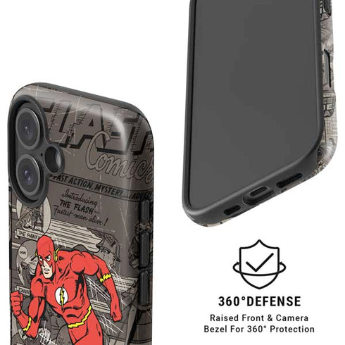 DC Comics Flash Mixed Media iPhone 16 Plus Magsafe Impact Case