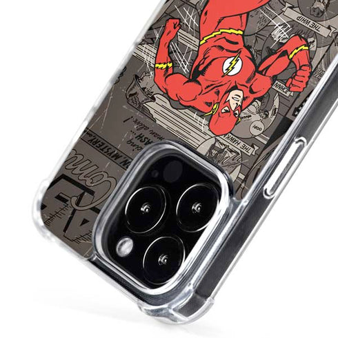 DC Comics Flash Mixed Media iPhone 16 Pro Max MagSafe Case