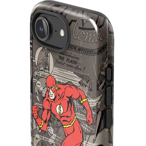 DC Comics Flash Mixed Media iPhone 16e Impact Case