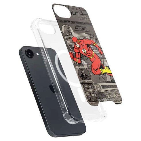 DC Comics Flash Mixed Media iPhone 16e MagSafe Case