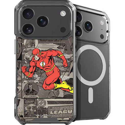 DC Comics Flash Mixed Media iPhone 18 Pro Max MagSafe Case