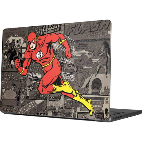 DC Comics Flash Mixed Media Apple MacBook Pro 14-inch Skin