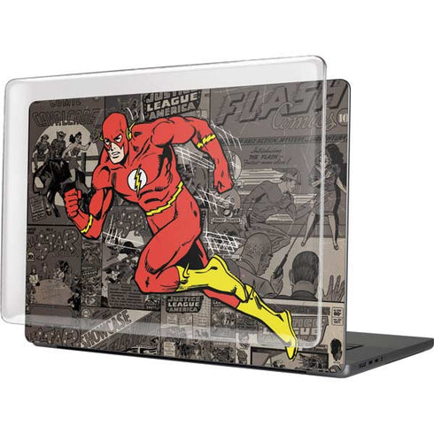 DC Comics Flash Mixed Media MacBook Cases