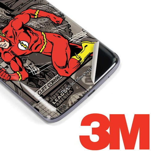 DC Comics Flash Mixed Media Moto E5 Plus Skin