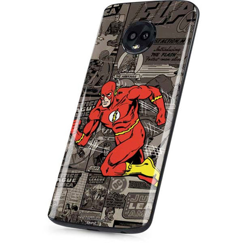 DC Comics Flash Mixed Media Moto G6 Skin