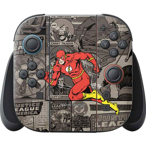 DC Comics Flash Mixed Media Nintendo Skins