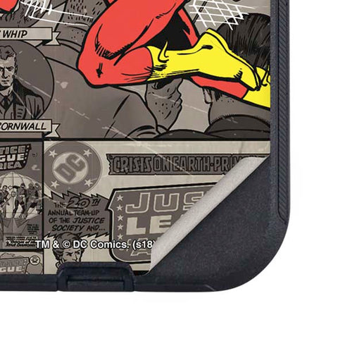 DC Comics Flash Mixed Media Otterbox Defender iPhone Skin