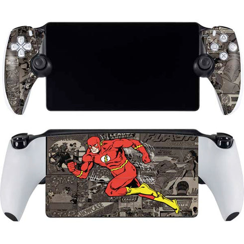 DC Comics Flash Mixed Media PlayStation PS5 Skins