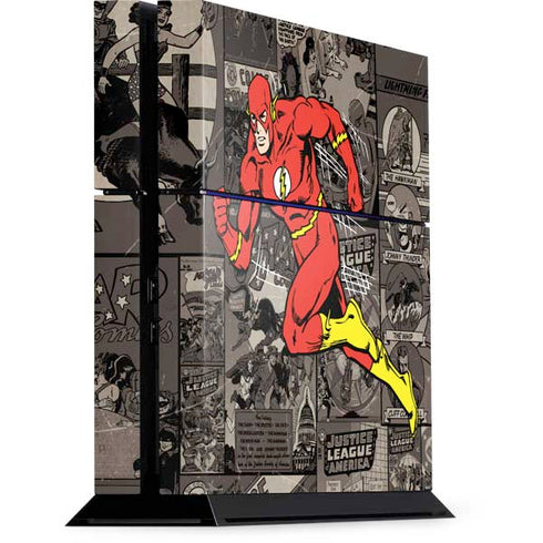 DC Comics Flash Mixed Media PlayStation PS4 Skins
