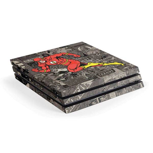 DC Comics Flash Mixed Media PlayStation PS4 Skins