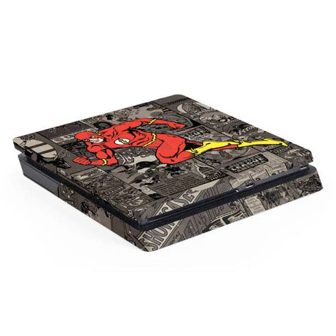 DC Comics Flash Mixed Media PlayStation PS4 Skins
