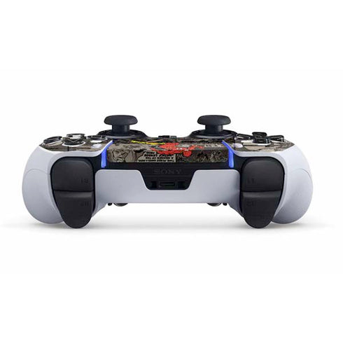 DC Comics The Flash Vintage Action pose pattern PS5 DualSense Edge Pro Controller Skin