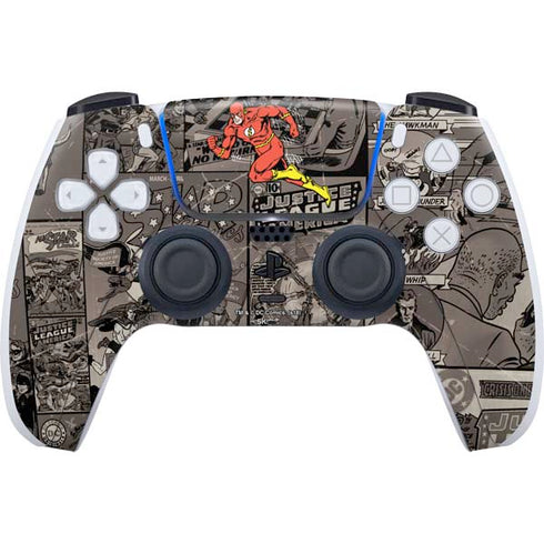 DC Comics Flash Mixed Media PlayStation PS5 Skins