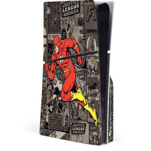 DC Comics Flash Mixed Media PlayStation PS5 Skins