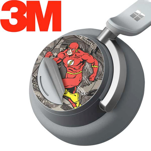 DC Comics Flash Mixed Media Surface Headphones Skin