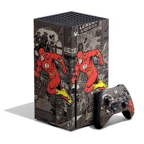 DC Comics Flash Mixed Media Xbox Series X Skins