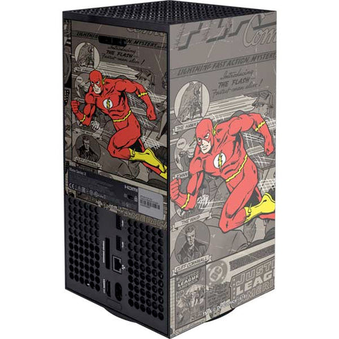 DC Comics Flash Mixed Media XBox Series X Digital Edition Console Skin