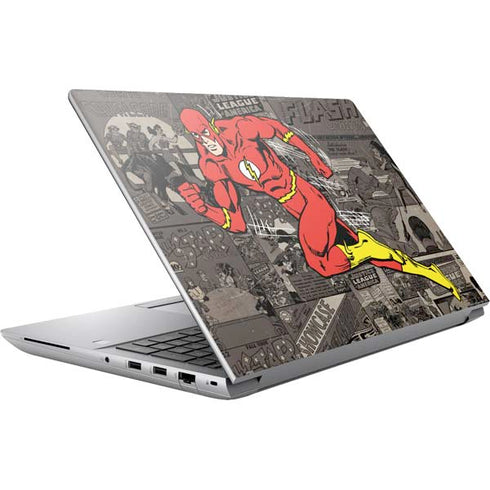 DC Comics Flash Mixed Media HP ZBook Fury 16 G10 Skin