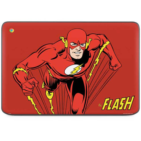 DC Comics The Flash Classic Action Pose Art HP Chromebook Skin