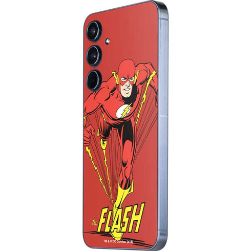 DC Comics The Flash Classic Action Pose Art Galaxy A35 5G Skin