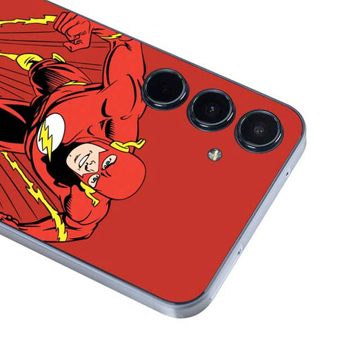 DC Comics The Flash Classic Action Pose Art Galaxy A35 5G Skin