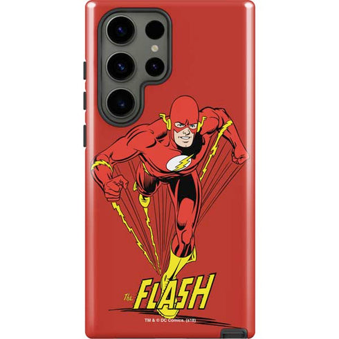 DC Comics The Flash Classic Action Pose Art Galaxy S23 Ultra Pro Case