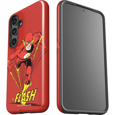 DC Comics The Flash Classic Action Pose Art Galaxy S25 Impact Case