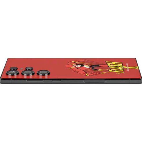 DC Comics The Flash Classic Action Pose Art Galaxy S25 Ultra Skin