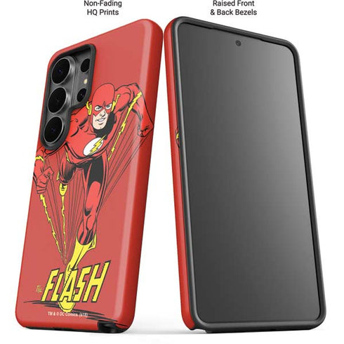 DC Comics The Flash Classic Action Pose Art Galaxy S26 Ultra Impact Case