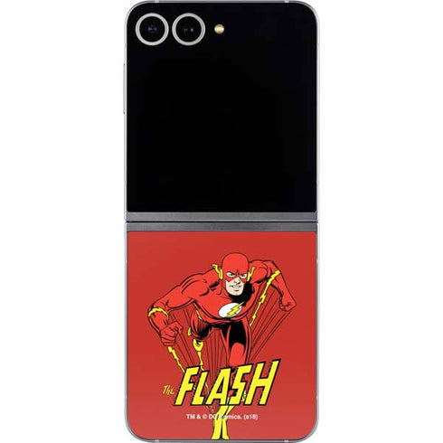 DC Comics The Flash Classic Action Pose Art Galaxy Z Flip6 Skin