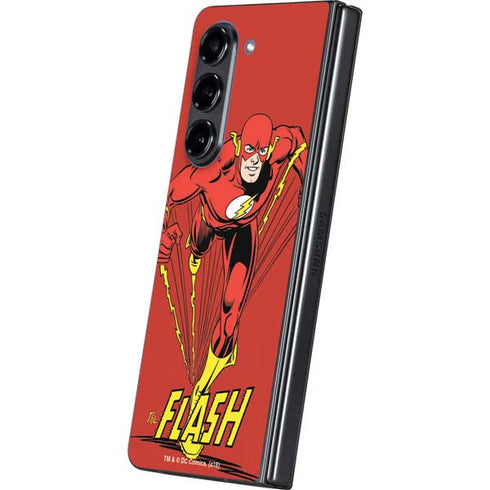 DC Comics The Flash Classic Action Pose Art Galaxy Z Fold5 5G Skin