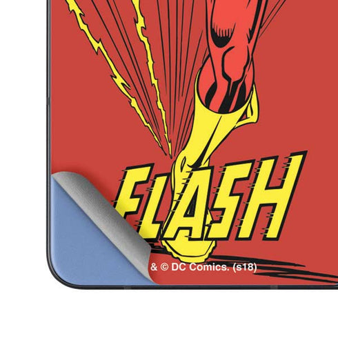 DC Comics The Flash Classic Action Pose Art Galaxy Z Fold5 5G Skin