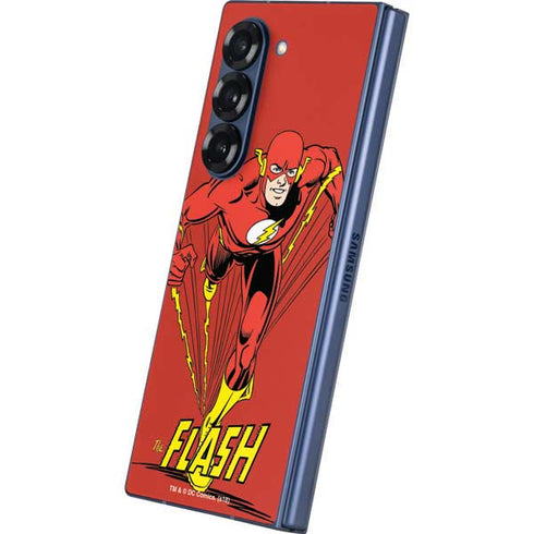 DC Comics The Flash Classic Action Pose Art Galaxy Z Fold6 Skin
