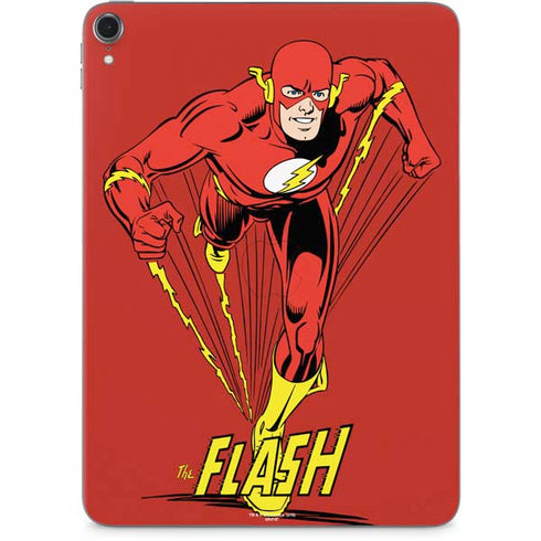 DC Comics The Flash Classic Action Pose Art Apple iPad Pro Skin
