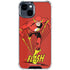 DC Comics The Flash Classic Action Pose Art iPhone 15 Clear Case